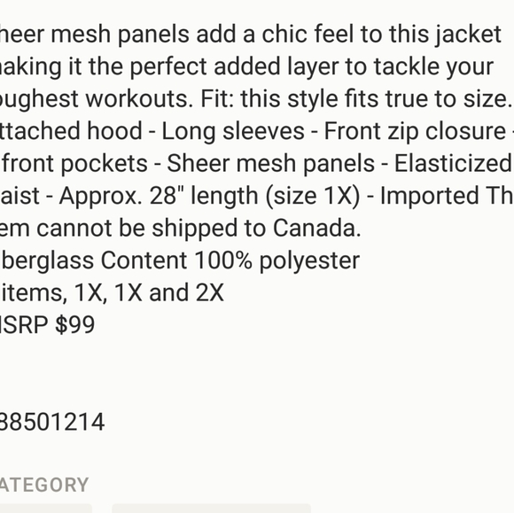 ZellaNordstrom Plus Size Zella mesh hooded jacket - Picture 4 of 4